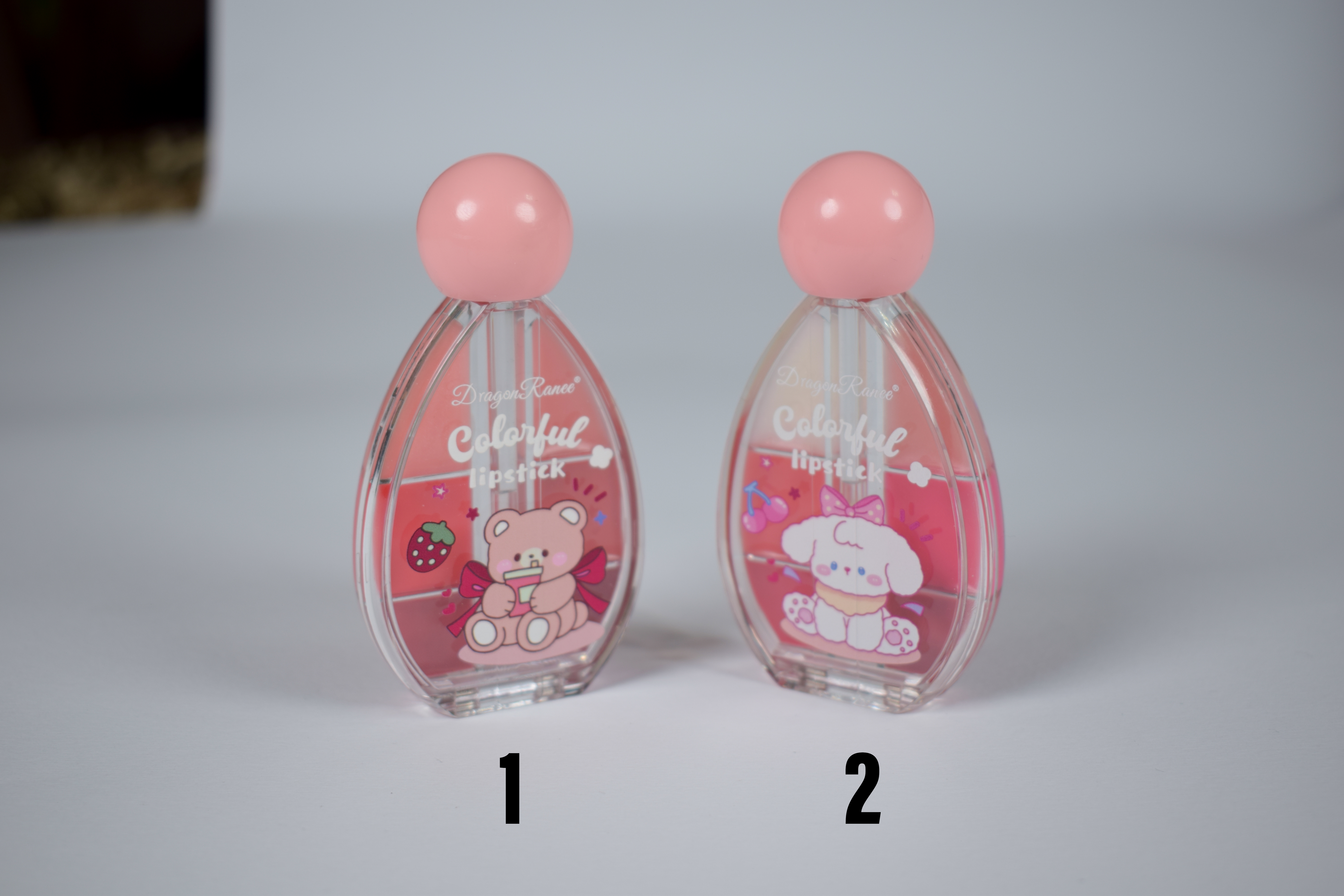 پالت لیپ گلاس با براش سیلیکونی از برند Dragon Ranee